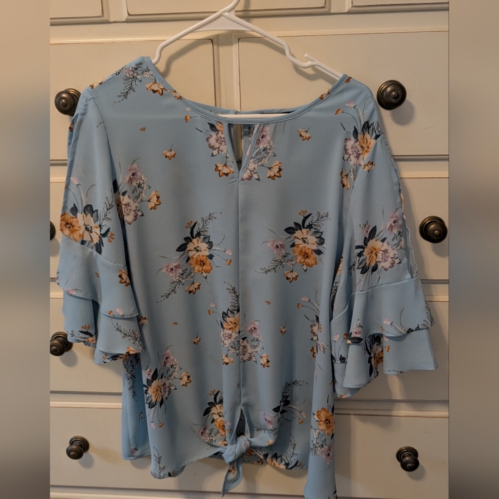 Roz & Ali Blouse  Size 1X